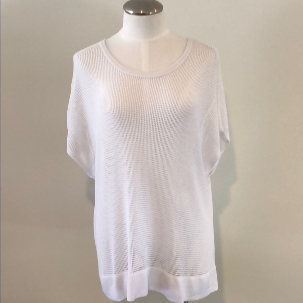 Rag & Bone White Pullover, Netting Fabric - image 1